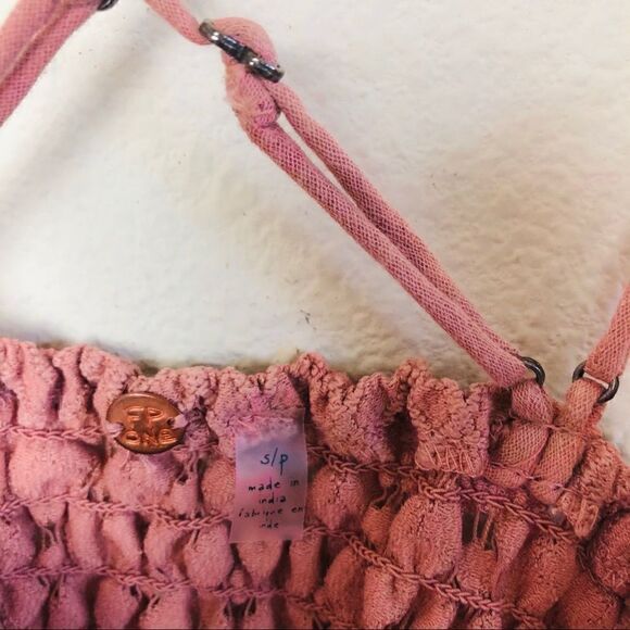 NWT Free People One Adela Blush Mini Dress Small - Picture 10 of 12